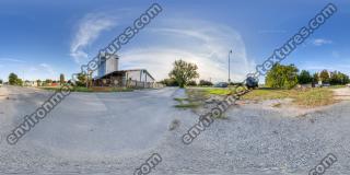 HDR Panorama 360° of Background Industrial Street